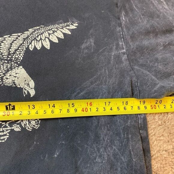 Levi’s Graphic Tie Dye Heathered Skeleton T Shirt Top Eagle Rose Large - Picture 5 of 6